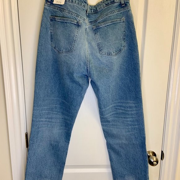 Women's Zara Slim Fit Mid-Rise Regular Length Blue Jeans Denim Size 10 - Picture 11 of 13